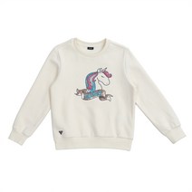 게스키즈 유니콘 플리스맨투맨 W2