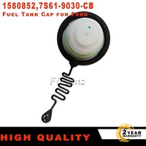 연료탱크 커버 1580852 ford fiesta focus transit b-max 레인저 mondeo 연료 캡에 맞는 연료 탱크 캡 7s61-9030-cb, 없음