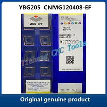 genuine product ZCC CT CNMG YBG205 CNMG120408-EF YBM153 CNC Turning Tool Lathe Cutter, 01 YBG205