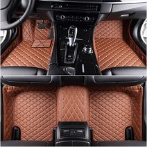 BMW 인테리어 장식품 바이저 장식 컵홀더 소품 버튼 BMW F44 2 시리즈 그란 쿠페 4 도어 용 형 카 바닥 매, [06] brown