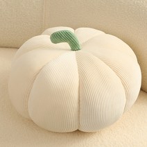 20/35cm 럭셔리 우디 장식 호박 모양의 베개 북유럽 스타일 룸 장식 베개 플러시 소파 거실 침대 옆 침대 쿠션, 35cm, 백색