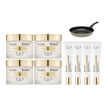 쟈스 엑토인 맨얼굴 크림 55ml x4 + 30ml x4 + 키친아트 후라이팬 26cm /추석선물, 상세페이지 참조, 상세페이지 참조, 상세페이지 참조