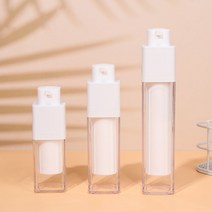 다용도연속 회전 리프팅 미세 안개 미용 건강 빈 스프레이 어 액체 컨테이너 에어리스 펌프 리필 병, 03 50ml