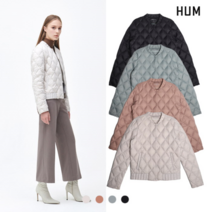 HUM HUM 여)덕다운 다이아퀼팅 숏 경량점퍼(FHOWCUE552P)