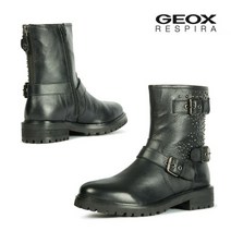 [제옥스] 호아라 여성 워커 부츠 블랙