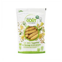 Good Gout BIO Rosemary Cheese Mini Baguettes 굿구 로즈마리 치즈 미니 바게트 10개월+ 70g