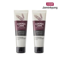자민경 크리미 곡물 세안팩 120ml 1+ 1, 단품