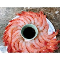 제철 동해안 홍새우 / 단새우 / 딱새우 횟감 초밥용 1kg + 회초장, 1kg 50~60미