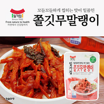 일가집 양념쫄깃무말랭이 500g 1팩 반찬 청솔마켓, 팩