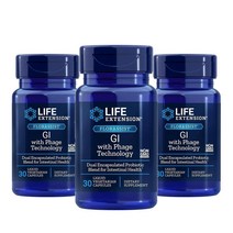Life Extension Florassist GI 라이프익스텐션 플로라시스트 GI 리퀴드 베지캡 30 ct 1팩, 3팩