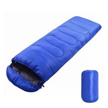 동계 겨울 담요 캠핑침낭 이불 경량 차박 구스 캠핑 하이킹 배낭 여행 압축 와 휴대용 침낭, Blue