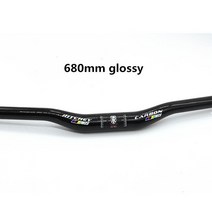 카본핸들바 탄소 MTB 자전거 핸들 바 세트 산악 amp 줄기 및 부품 광택, [13] Rise 680mm