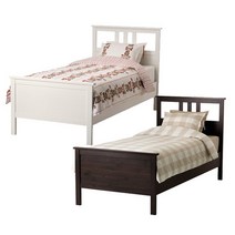 [] 이케아 HEMNES 싱글침대 프레임세트, 색상:화이트_991.983.99