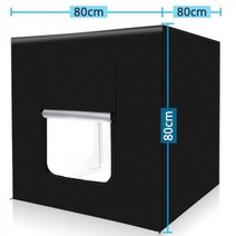 Travor 라이트 박스 40 60 80cm 휴대용 Softbox 사진 텐트 3 색 배경 스튜디오 상자 LED, 러시아, M80
