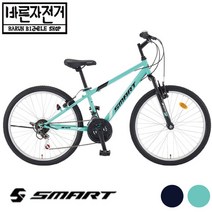2023 삼천리 스마트 리얼텍 24 SF 24인치 스틸 기본형 자전거, 95%셋팅및조립배송, 블루실버