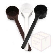 마켓프리 계량스푼 8G 화이트 1EA 플라스틱계량스푼 카페용품 커피재료 카페계량스푼 커피스쿱 원두스푼 카페재료 미니계량스푼 원두계량스푼, 1개