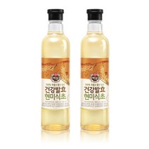 빠른배송 백설 건강발효 현미식초 800ML 2개 사무실 탕비실 업소용, 백설건강발효 현미식초 800ML 2