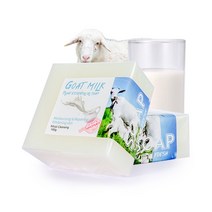 염소 우유 실크 비누 심황 생강 커피 바다 소금 수제 사해 진흙 천연, 02 Goat Milk