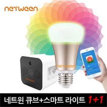 네트윈 IoT 홈CCTV + 스마트 라이트 set, One Color/One Size