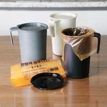 리라 종량제봉투용 담따 음식물쓰레기통 2L, 그레이