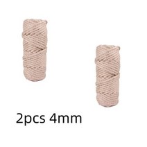 애완 동물 고양이 발톱 그라인딩 로프 액세서리 밧줄 스크래치 재료 감기, 10m, 2pcs 4mm