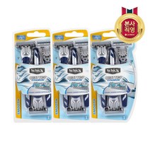 LG생활건강 쉬크 쿼트로4 티타늄 휴대용 면도기 3입 x 3개