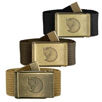 [피엘라벤] 캔버스 브라스 벨트 4cm (77297) Canvas Brass Belt 4 cm, 다크 네이비