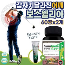 어깨아플때 먹는약2개월 골프 갈비뼈 골반 손가락통증 팔꿈치 돌릴때 허리삐끗했을때 뚝 소리 보스웰리아성분 테르펜 관절에좋은 약초 뻐근 50대 60대 골프병 목이안돌아갈때 팔저림