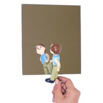 안전거울/사각/20cm/1개, 단품, 단품