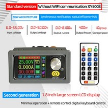 DC 컨버터 모듈 차량용 변환 통신 가변 전압 DC 벅 컨버터 CC CV XY5008 0-50V 8A 400W 전력 모듈 조정 가, 02 XY5008