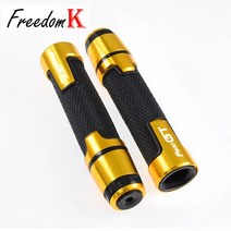 BMW 오토바이 알루미늄 고무 핸들 바 그립 F800GS GS GT 7/8 "22mm 캡 핸드 플러그, 14 F800GT Gold
