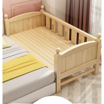 슈퍼싱글프레임 원목 보조 침대 3방향 낙하방지 가드, 길이150폭80