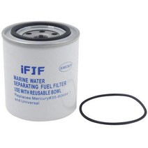 IFJF S3213 연료 수분 분리 필터 엘리먼트 O-링 장착 38 인치 NPT 선외기 모터 Marine 35-60494-1