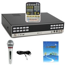금영 KHK-300 가정용노래방 반주기 4만여곡 최신형 가정용노래방기기, KHK300본품+목록집+유선마이크1개+대형리모컨