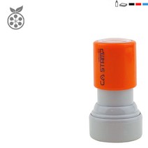 고무인닷컴 주문제작 고급만년스탬프 불변잉크 지름 23mm CAR23, 검정