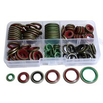 개스킷 가스킷 100pcs 고압력 유압식 고무 오일 파이프 씰 가스켓 구색 키트 m6 m8 m10 m12 m14 m16 고압력 유압식 nbr for auto