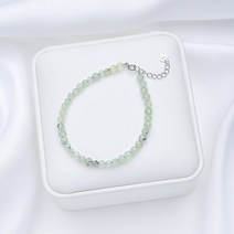 4mm 천연석 전기석 세공 팔찌 여성용 선물 웨딩 파티 쥬얼리 925 스털링 실버 자수정