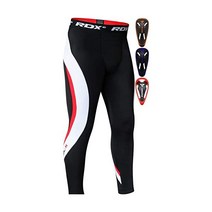 RDX MMA 압축 바지 V 컵 Fitness 피트니스 트레이닝 Thermal 가드 베이스 레이어 L, 224487 L, Pink