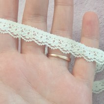 토숀레이스 1마 아이보리 1cm