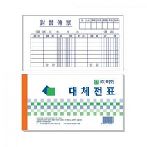 대체전표 10권