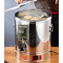 대형 국솥 중탕기 업소용 뷔페용 찜 워머기 탕온기, 70L 수도꼭지O