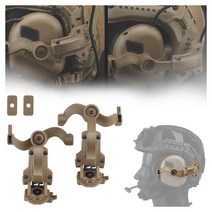 Wlxw 블루투스 헤드폰 전술 헤드셋 Airsoft 장착 헤드 헬멧 군사 사냥 Ctt4