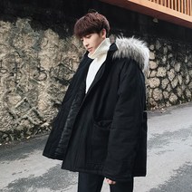 남성 이월 푸파 코볼 숏패딩 L0082