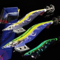 월화피싱 야마시타 에기왕K 베이직 흑조스페셜 3.5호 무늬오징어에기 오징어에기, KS05