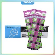 시계 계산기용 알카라인 배터리 AG6 LR920 371 SR920SW 371A CX69 LR920W L921 SR927 171 G6A AG 6 1.55V 버튼, [02] 200PCS