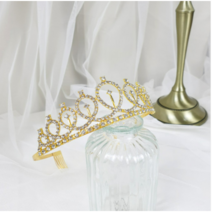 브라이덜샤워 브라이드투비 브라이덜샤워소품 셀프웨딩 브라이덜샤워풍선, 골드티아라왕관(+7900)