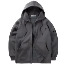 고스트리퍼블릭 노네임 프린팅 터틀넥 오버핏 후드집업 GHZ-261