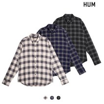 흄 남 단기모 체크 셔츠 FHNFCSL112P