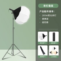 방송 촬영 조명 LED 유튜브 소프트박스 지속광 자연광 개인방송 링라이트 스튜디오, FX-285W 소프트 글로우 볼(라이트 스탠드 제외)