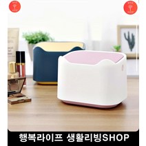 아이방 화장대 미니 휴지통3L 대형분리수거함 깔끔하고편리 재활용, 1개, 화이트